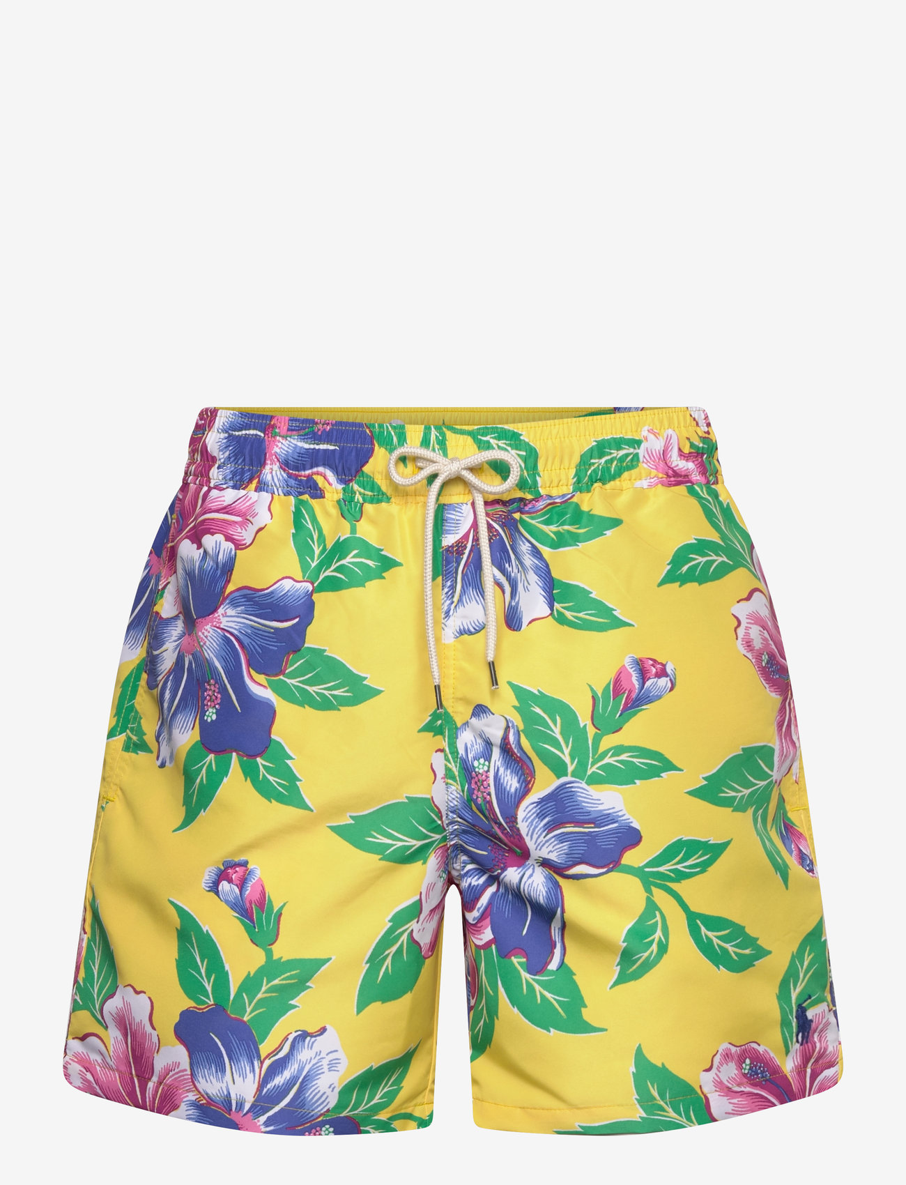 Polo Ralph Lauren - 5.75-Inch Traveler Classic Swim Trunk - uimashortsit - iconic hibiscus- - 0
