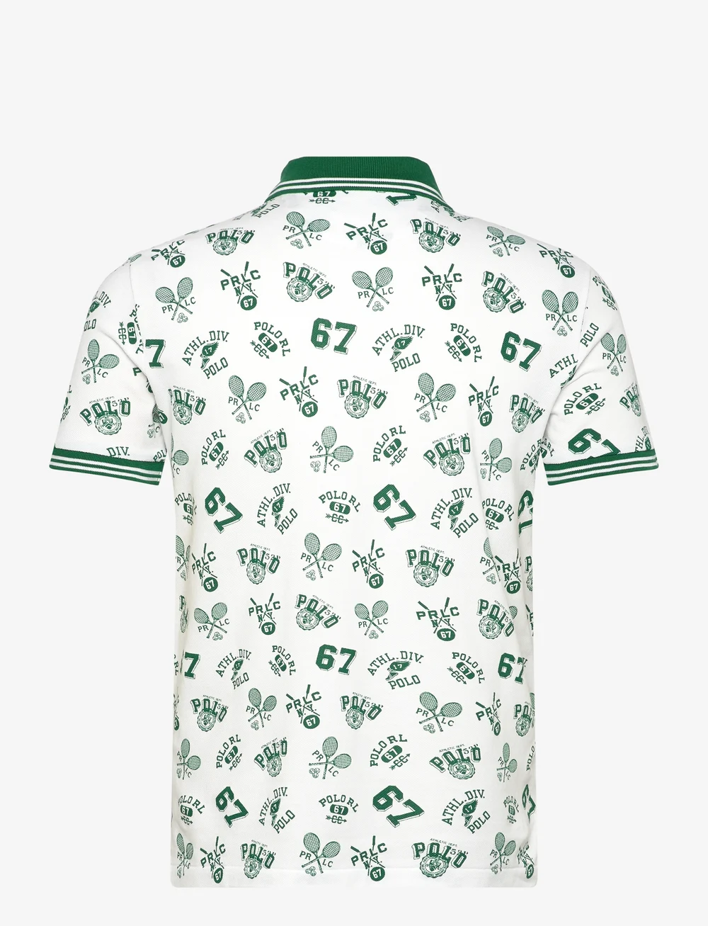Polo Ralph Lauren - Custom Slim Fit Print Mesh Polo Shirt - short-sleeved polos - athletic div toss - 1