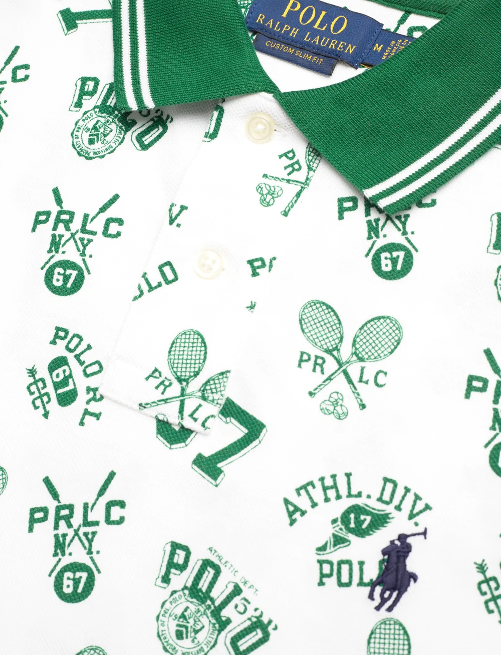 Polo Ralph Lauren - Custom Slim Fit Print Mesh Polo Shirt - short-sleeved polos - athletic div toss - 2