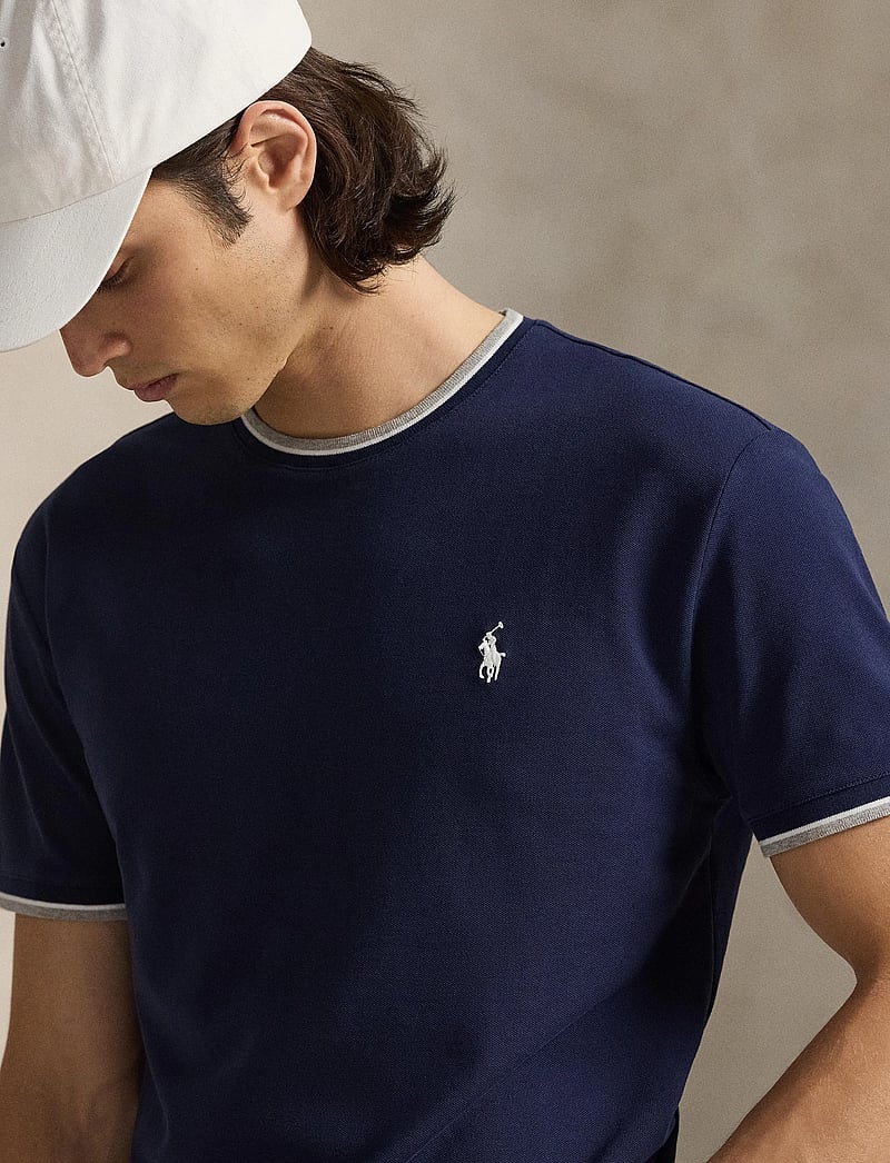 Polo Ralph Lauren - Classic Fit Stretch Mesh T-Shirt - kortärmade t-shirts - newport navy/c173 - 4