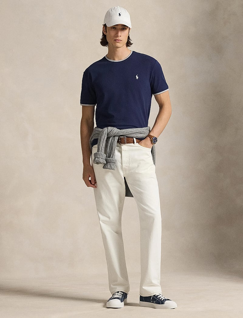 Polo Ralph Lauren - Classic Fit Stretch Mesh T-Shirt - kortärmade t-shirts - newport navy/c173 - 5