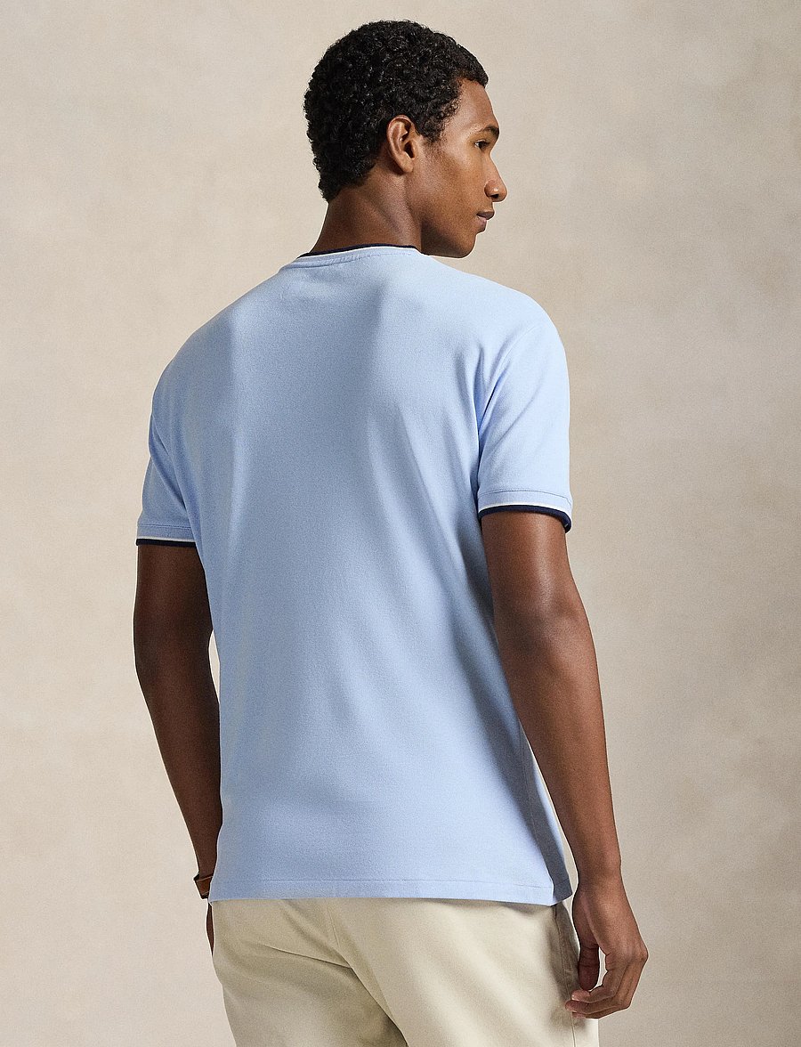 Polo Ralph Lauren - Classic Fit Stretch Mesh T-Shirt - short-sleeved t-shirts - office blue/c7927 - 3