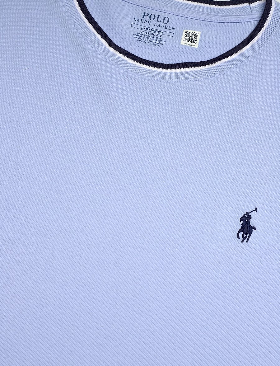 Polo Ralph Lauren - Classic Fit Stretch Mesh T-Shirt - short-sleeved t-shirts - office blue/c7927 - 4