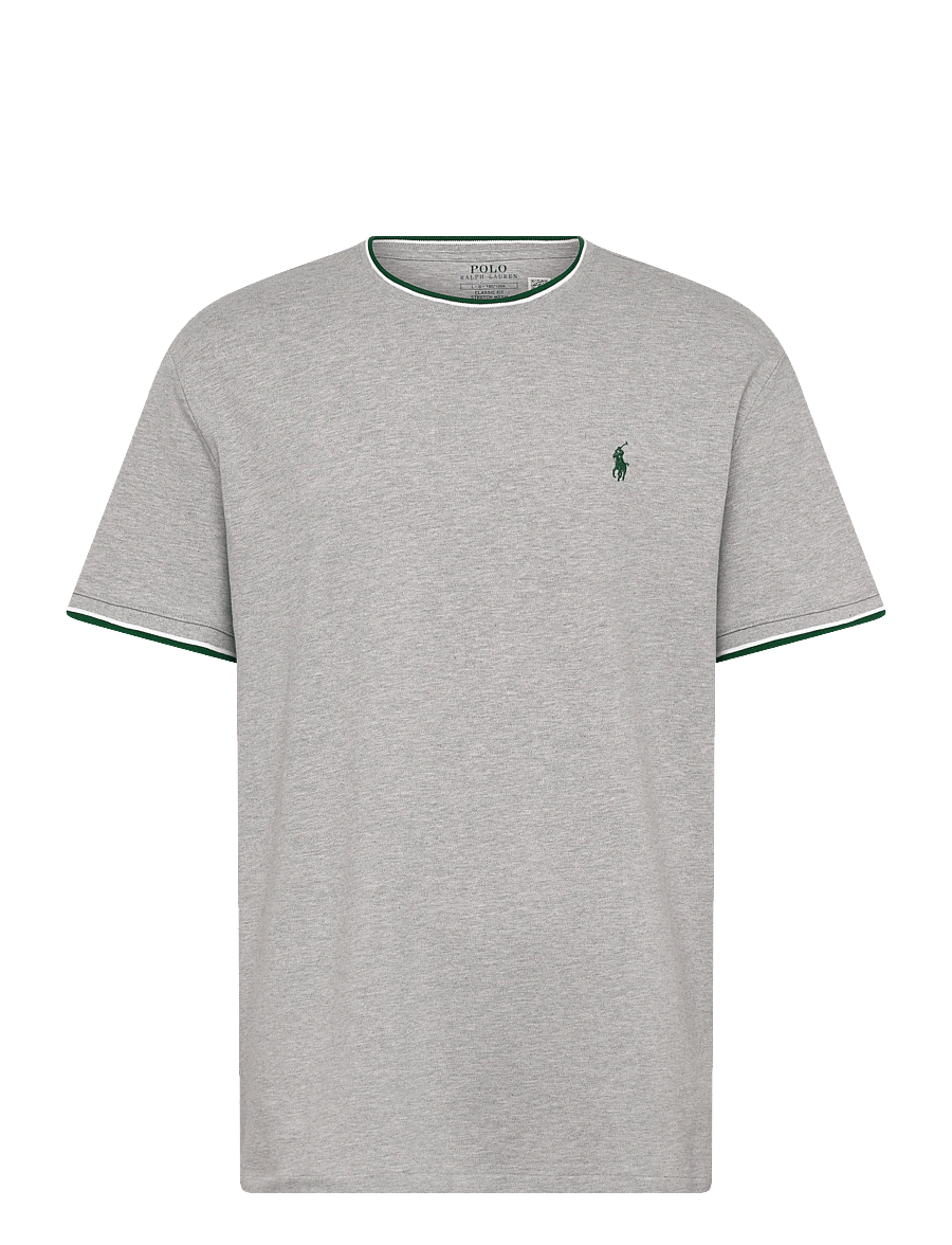Polo Ralph Lauren - Classic Fit Stretch Mesh T-Shirt - kortærmede t-shirts - spring heather/c5 - 0