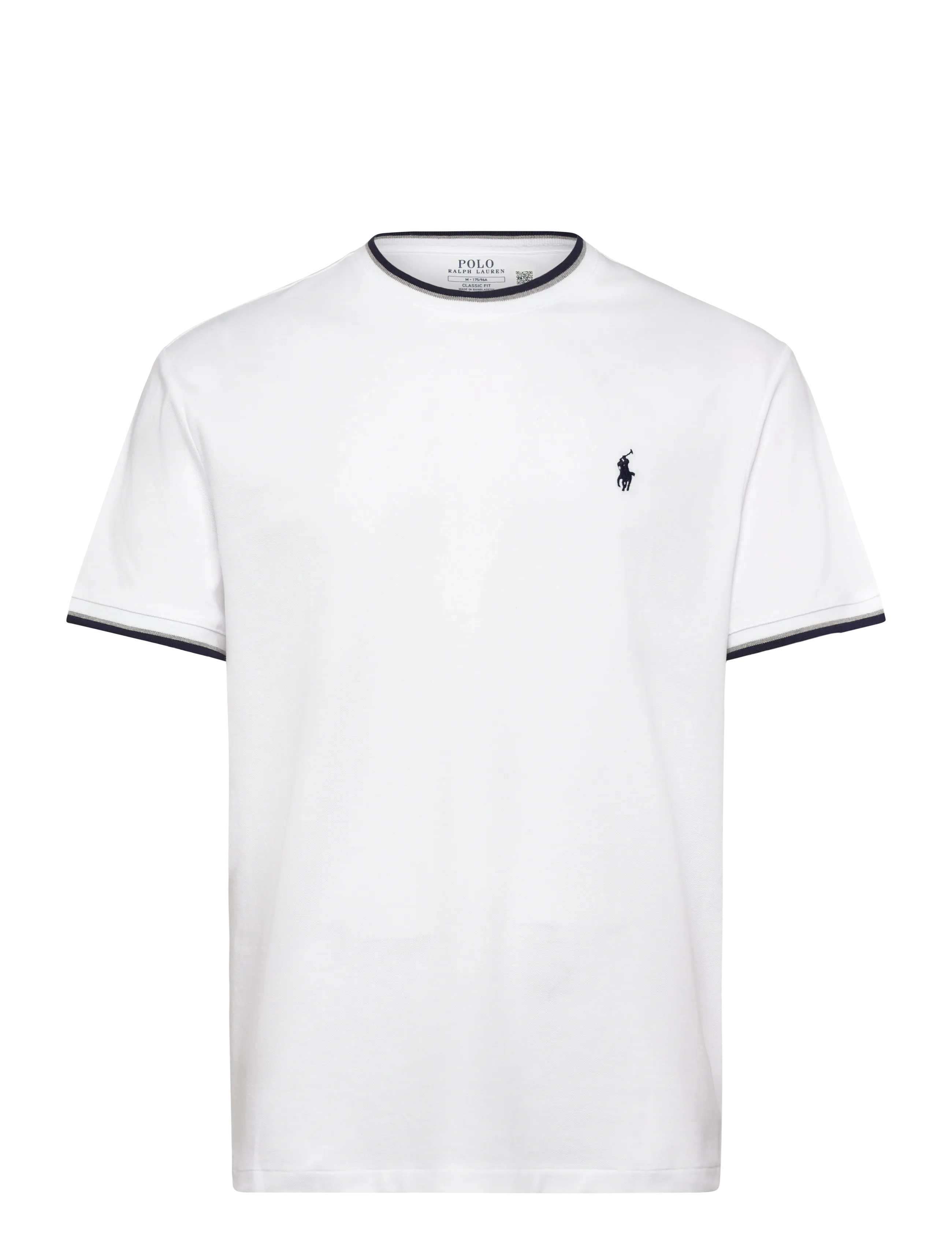 Classic Fit Stretch Mesh T-Shirt - WHITE/C7927