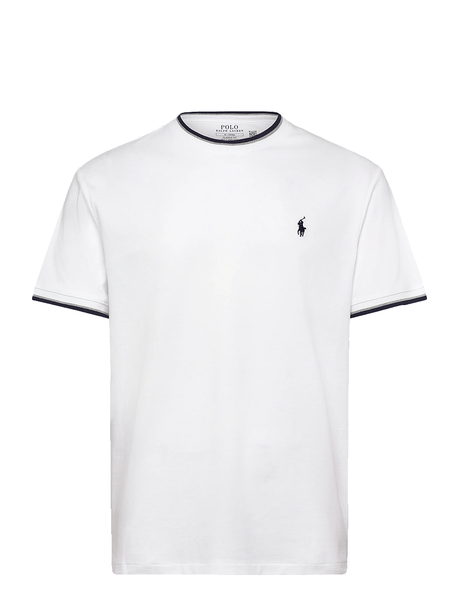 Polo Ralph Lauren - Classic Fit Stretch Mesh T-Shirt - short-sleeved t-shirts - white/c7927 - 1
