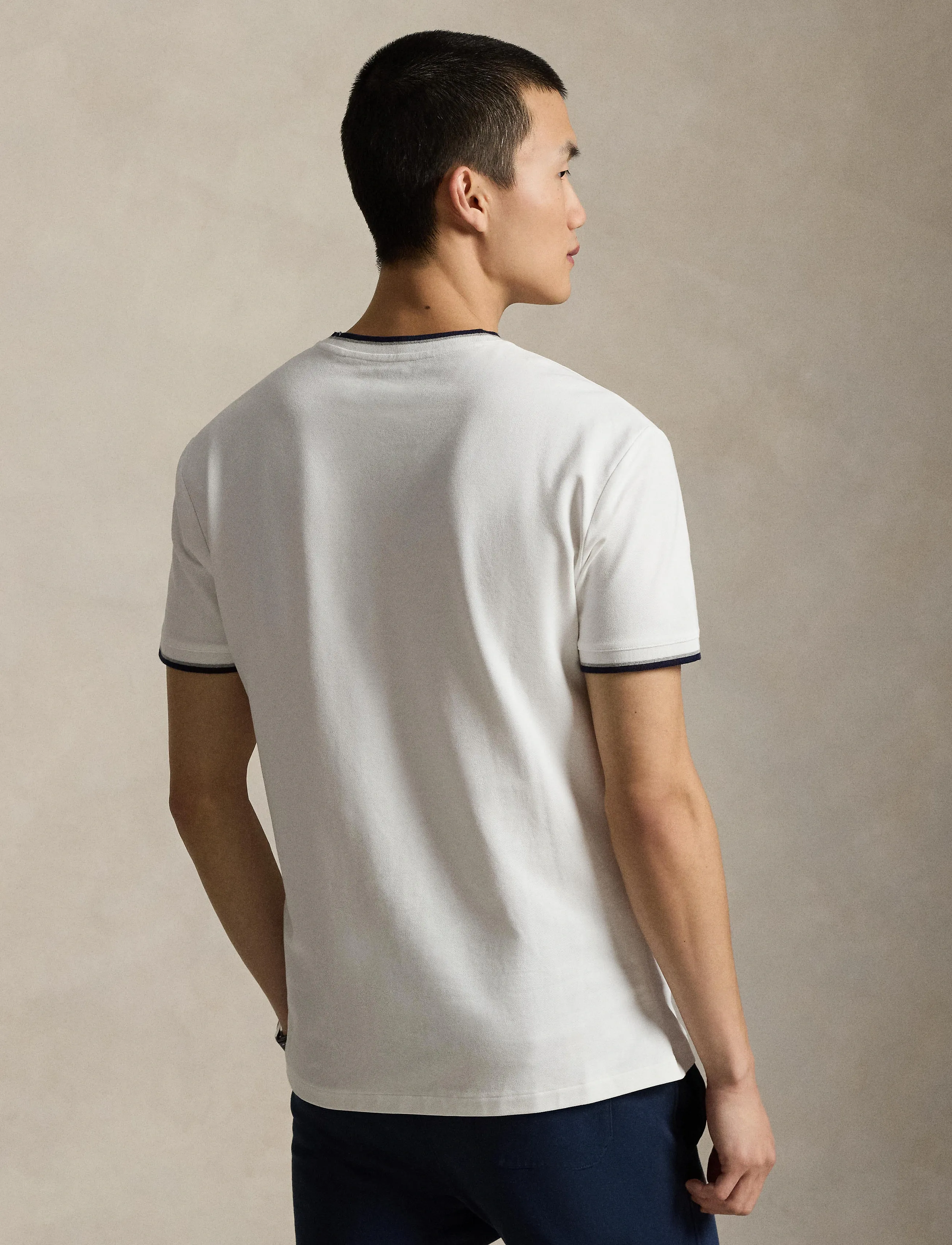 Polo Ralph Lauren - Classic Fit Stretch Mesh T-Shirt - short-sleeved t-shirts - white/c7927 - 3