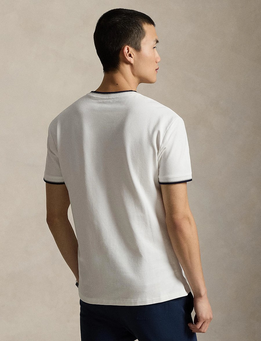 Polo Ralph Lauren - Classic Fit Stretch Mesh T-Shirt - short-sleeved t-shirts - white/c7927 - 3
