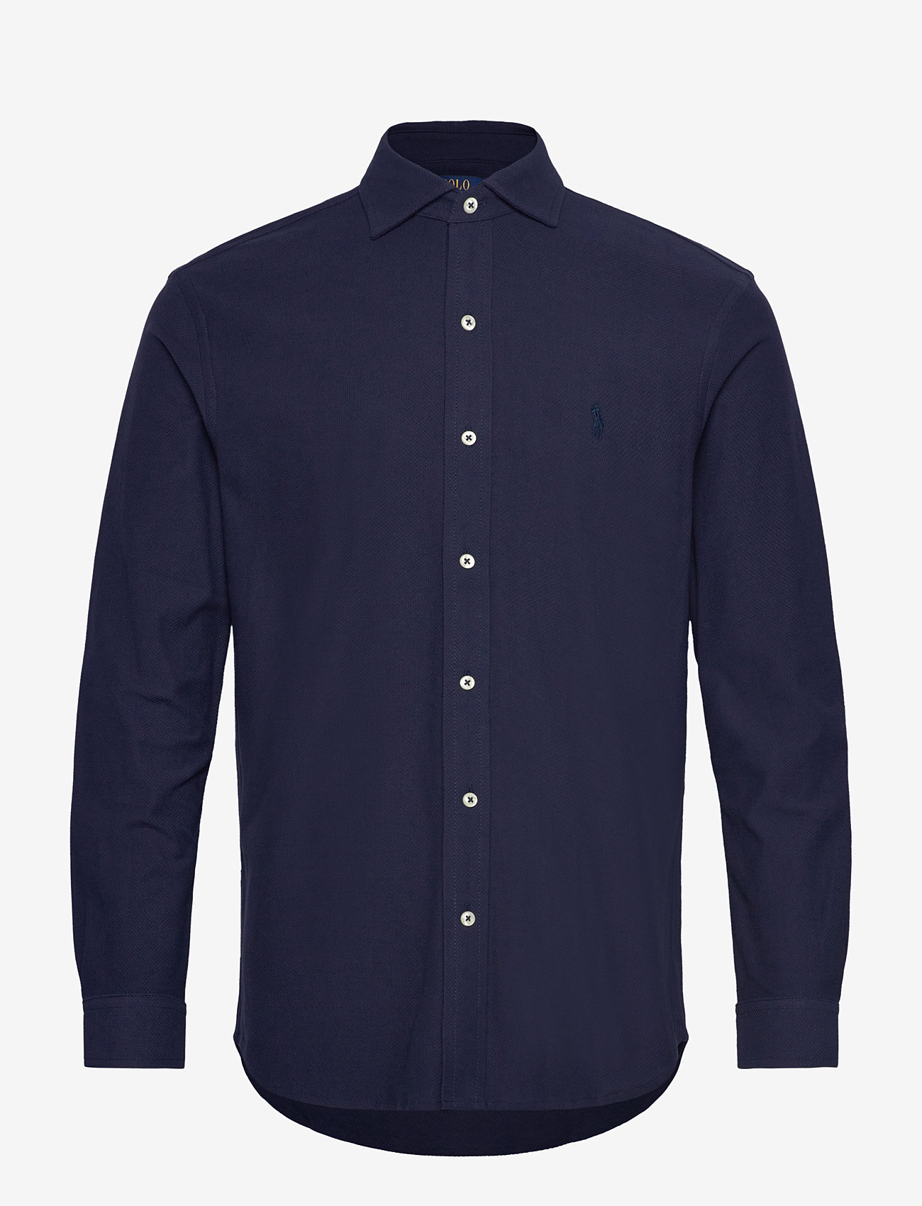 Polo Ralph Lauren - Honeycomb-Knit Shirt - cruise navy/c7587 - 0