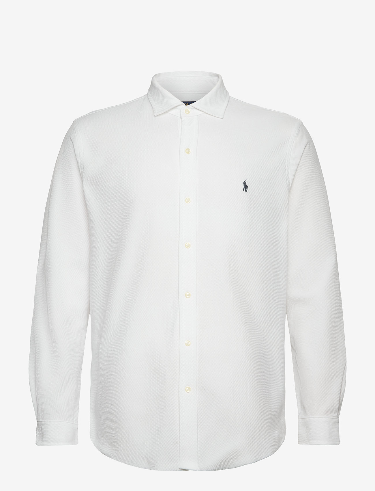 Polo Ralph Lauren - Honeycomb-Knit Shirt - basic-hemden - white/c7952 - 0