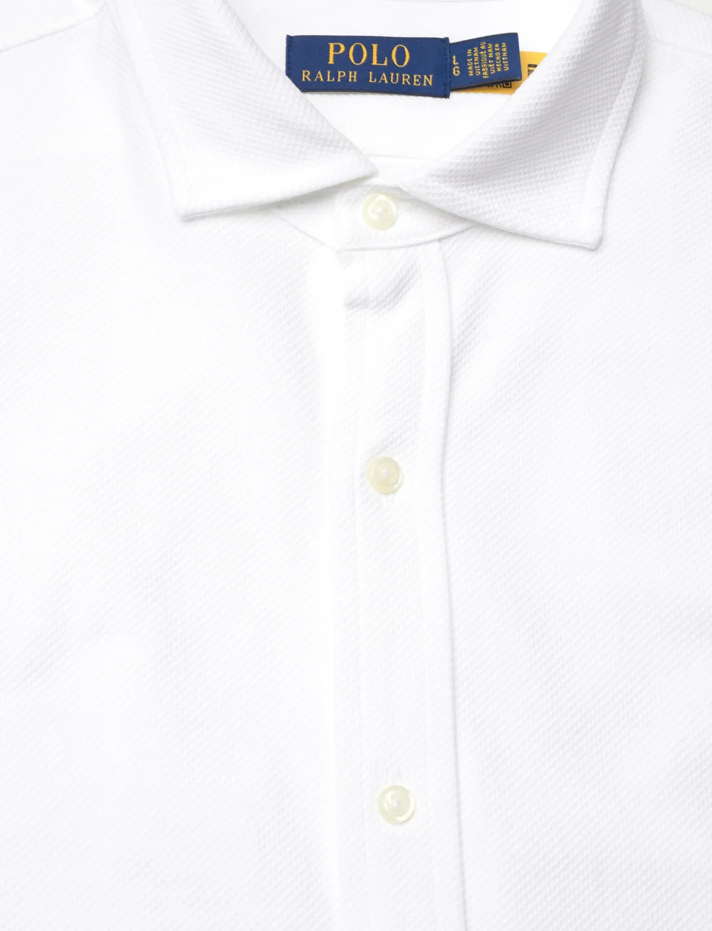 Polo Ralph Lauren - Honeycomb-Knit Shirt - casual shirts - white/c7952 - 2