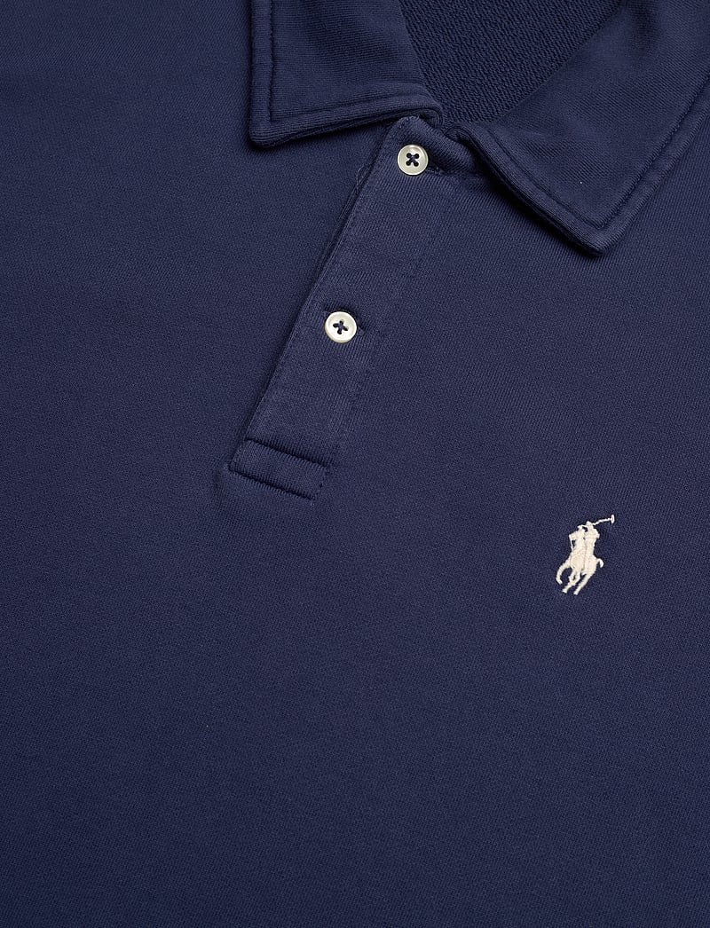 Polo Ralph Lauren - Loopback Fleece Polo-Collar Sweatshirt - kortärmade pikéer - cruise navy - 2