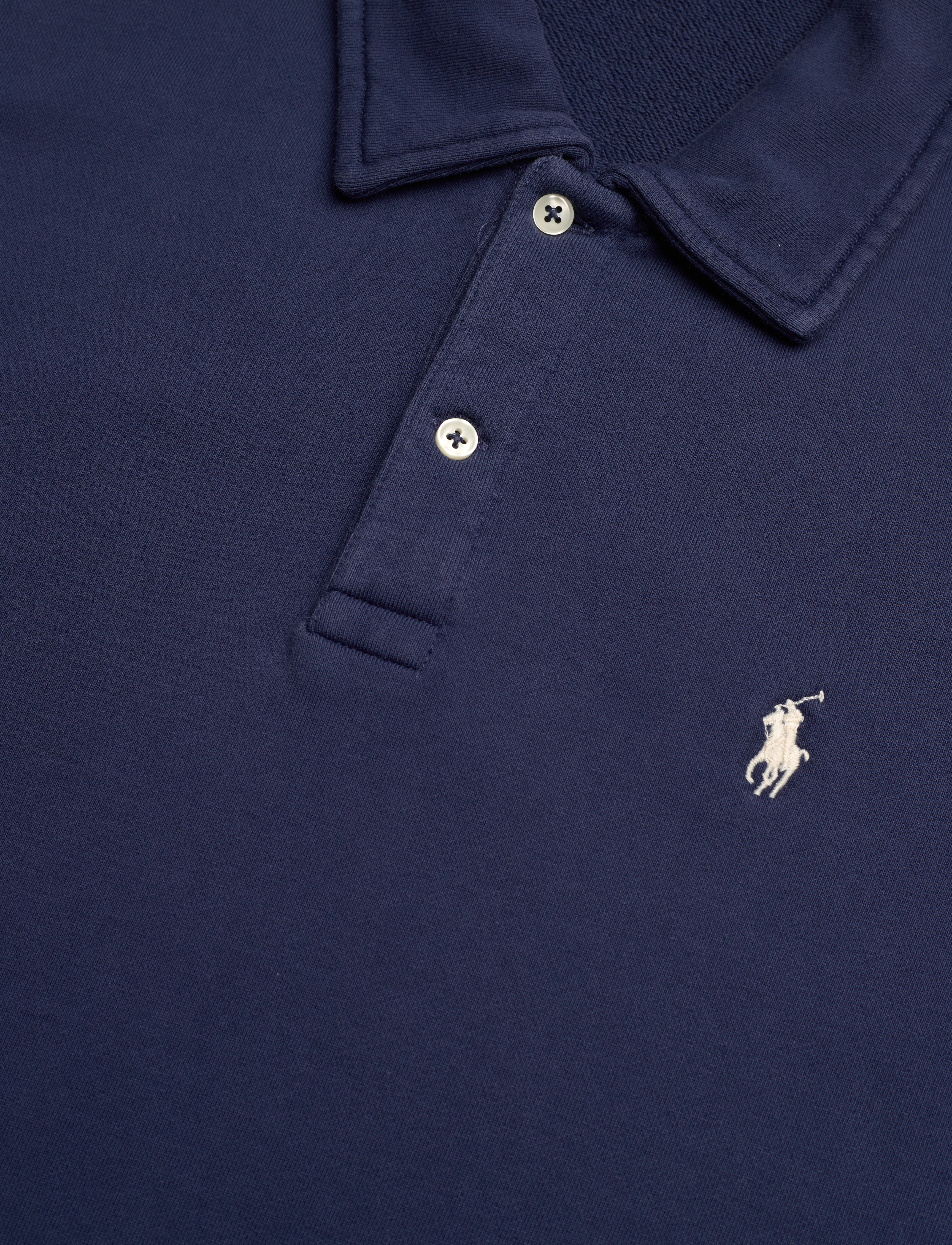 Polo Ralph Lauren - Loopback Fleece Polo-Collar Sweatshirt - cruise navy - 2