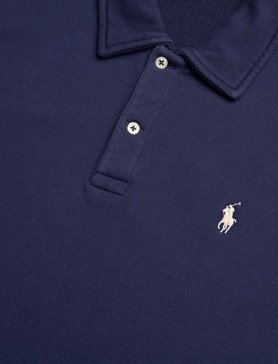 Polo Ralph Lauren - Loopback Fleece Polo-Collar Sweatshirt - cruise navy - 2