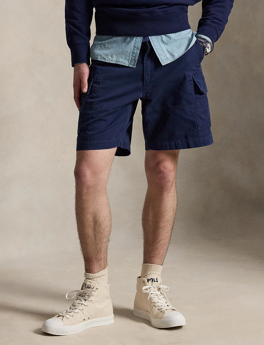Polo Ralph Lauren - 8-Inch Gellar Relaxed Twill Cargo Short - cargo shorts - newport navy - 0