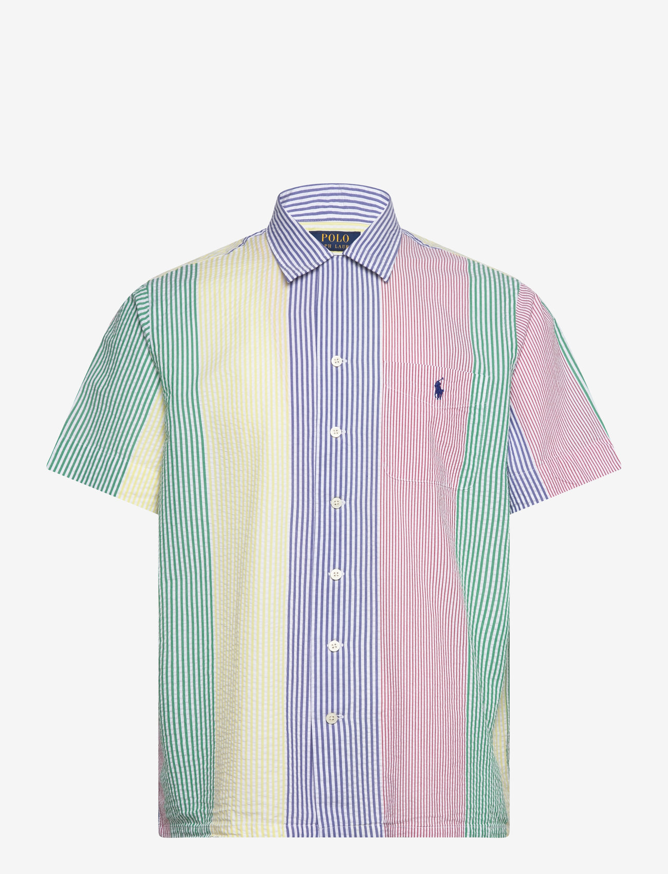 Polo Ralph Lauren - Classic Striped Seersucker Camp Shirt - basic skjorter - 5011 multi stripe - 0