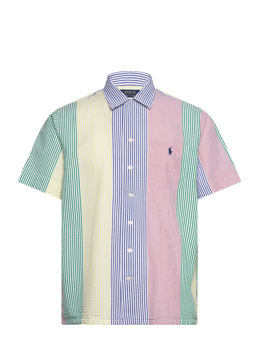 Polo Ralph Lauren - Classic Striped Seersucker Camp Shirt - 5011 multi stripe - 0