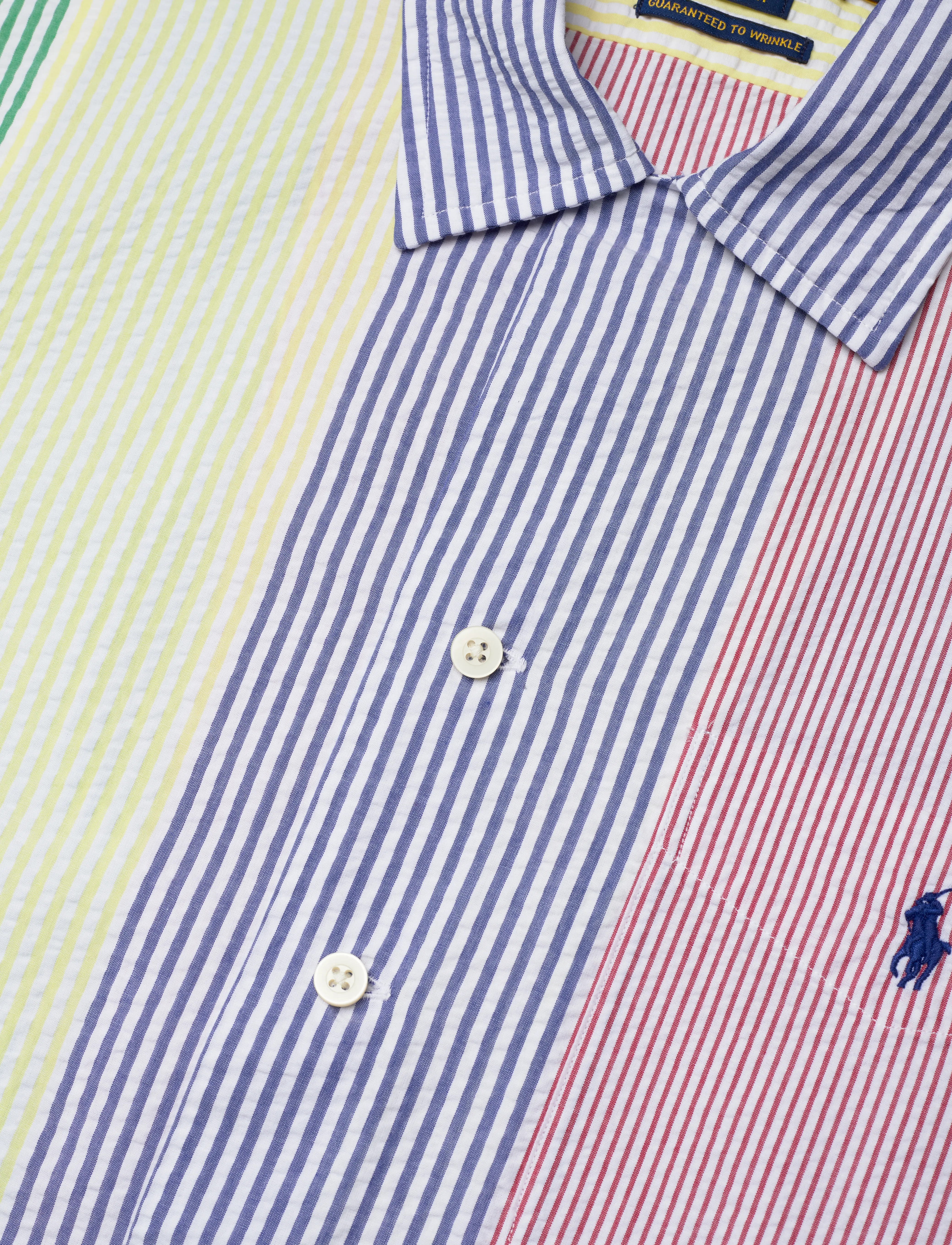 Polo Ralph Lauren - Classic Striped Seersucker Camp Shirt - 5011 multi stripe - 3