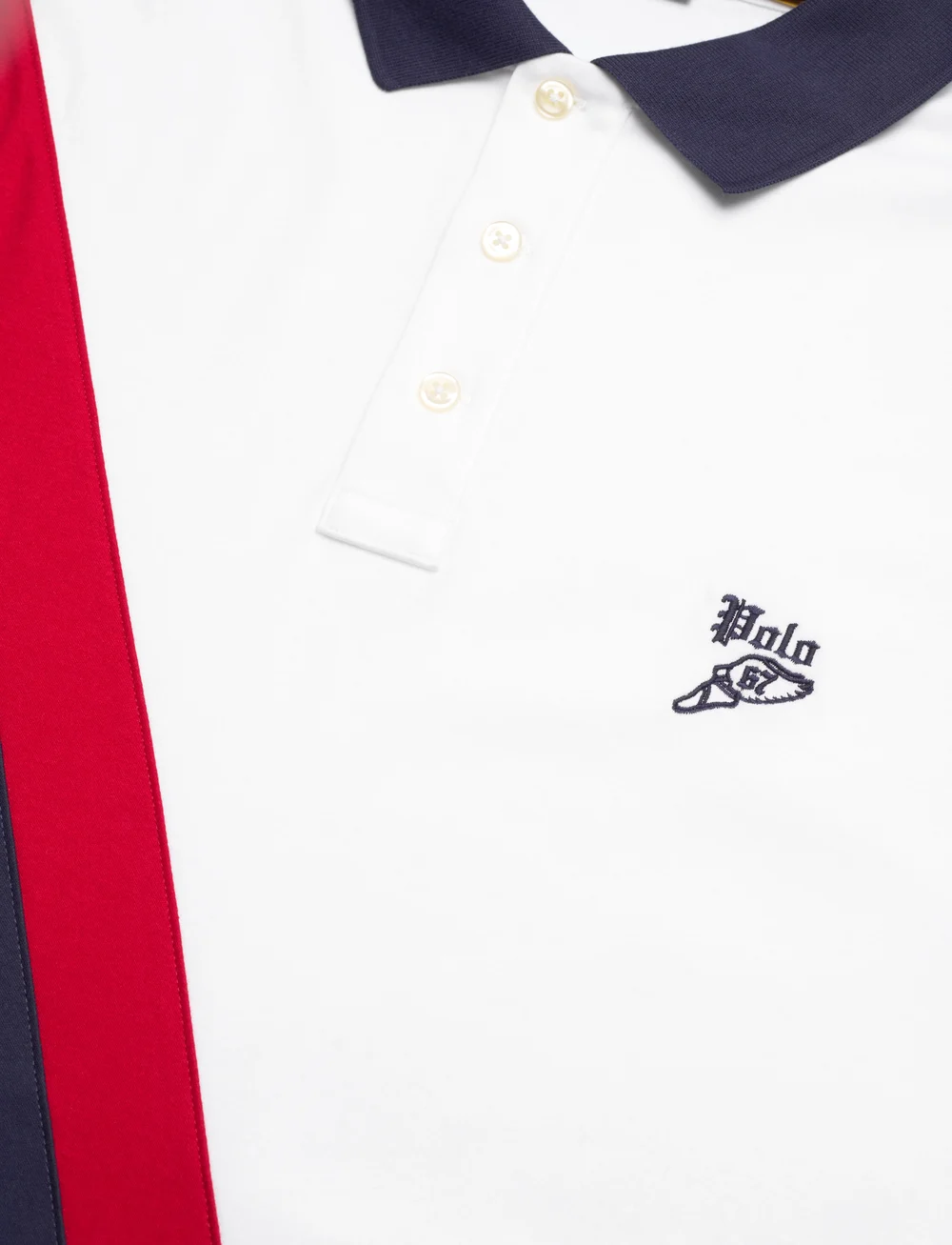 Polo Ralph Lauren - Classic Fit Print Mesh Polo Shirt - korte mouwen - white multi - 2