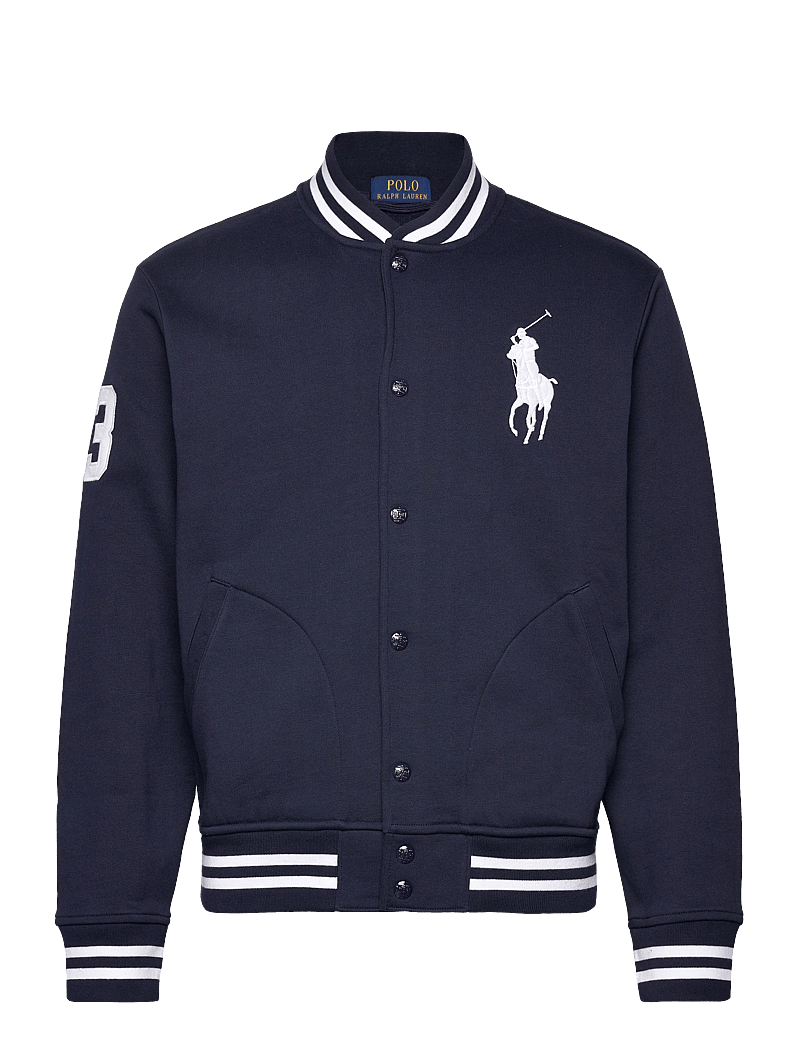 Polo Ralph Lauren - Big Pony Fleece Baseball Jacket - kolledžijakid - cruise navy - 0