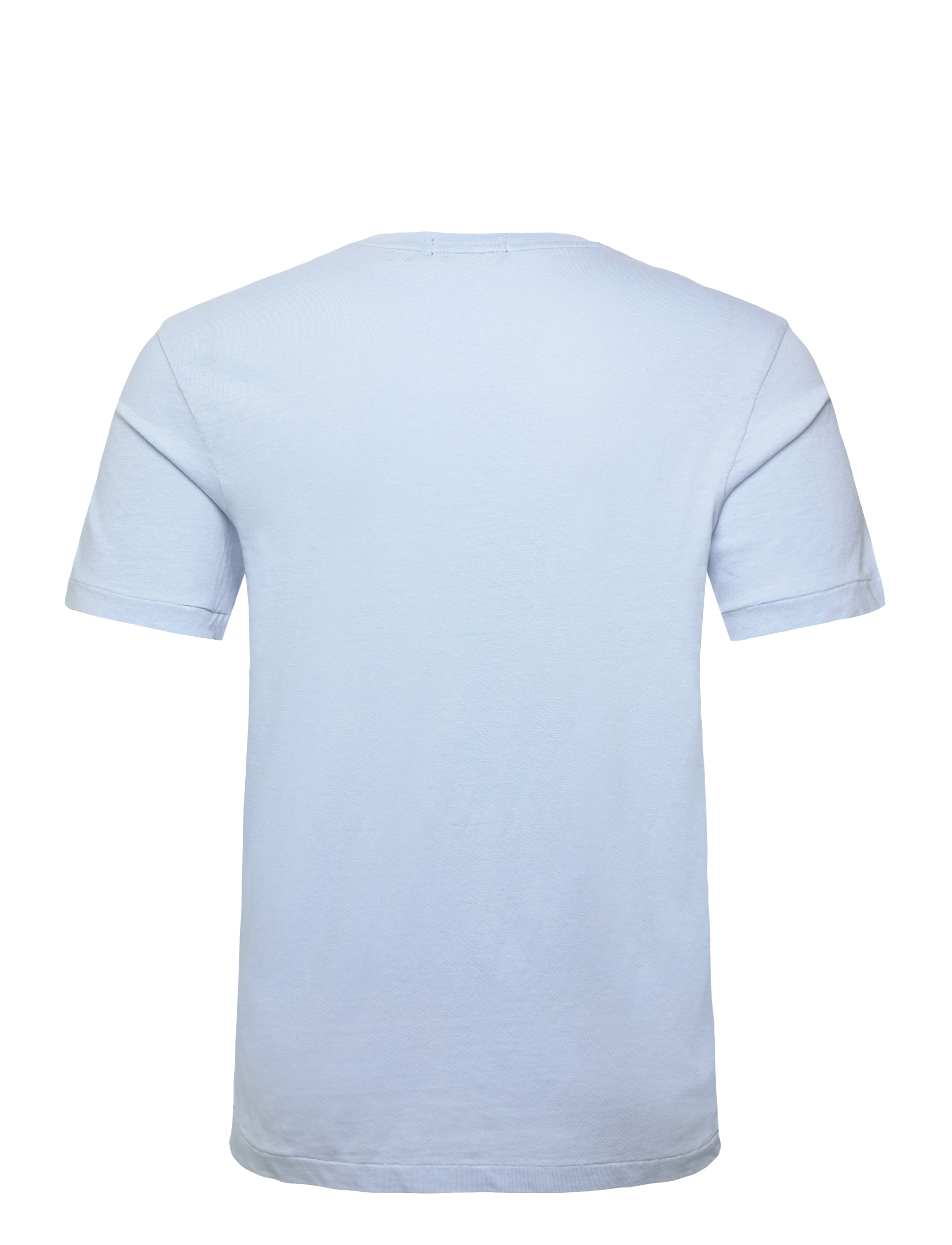 Polo Ralph Lauren - Standard Fit Cotton-Linen Pocket T-Shirt - office blue - 1