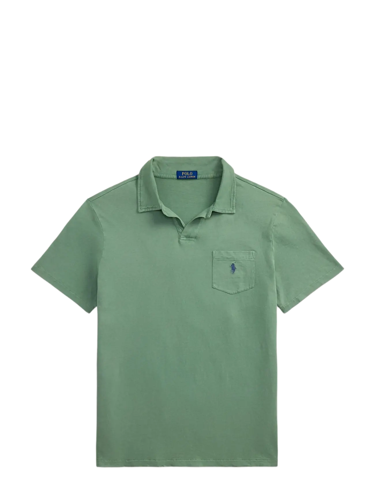 POLO RALPH LAUREN Standard Fit Baumwolle-Linen Polo Shirt Grün - M - Herren