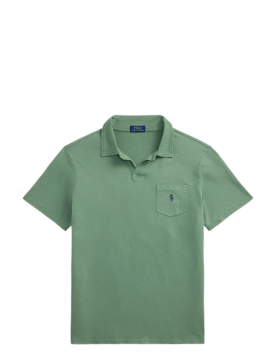 Polo Ralph Lauren - Standard Fit Cotton-Linen Polo Shirt - kortærmede poloer - fatigue - 1