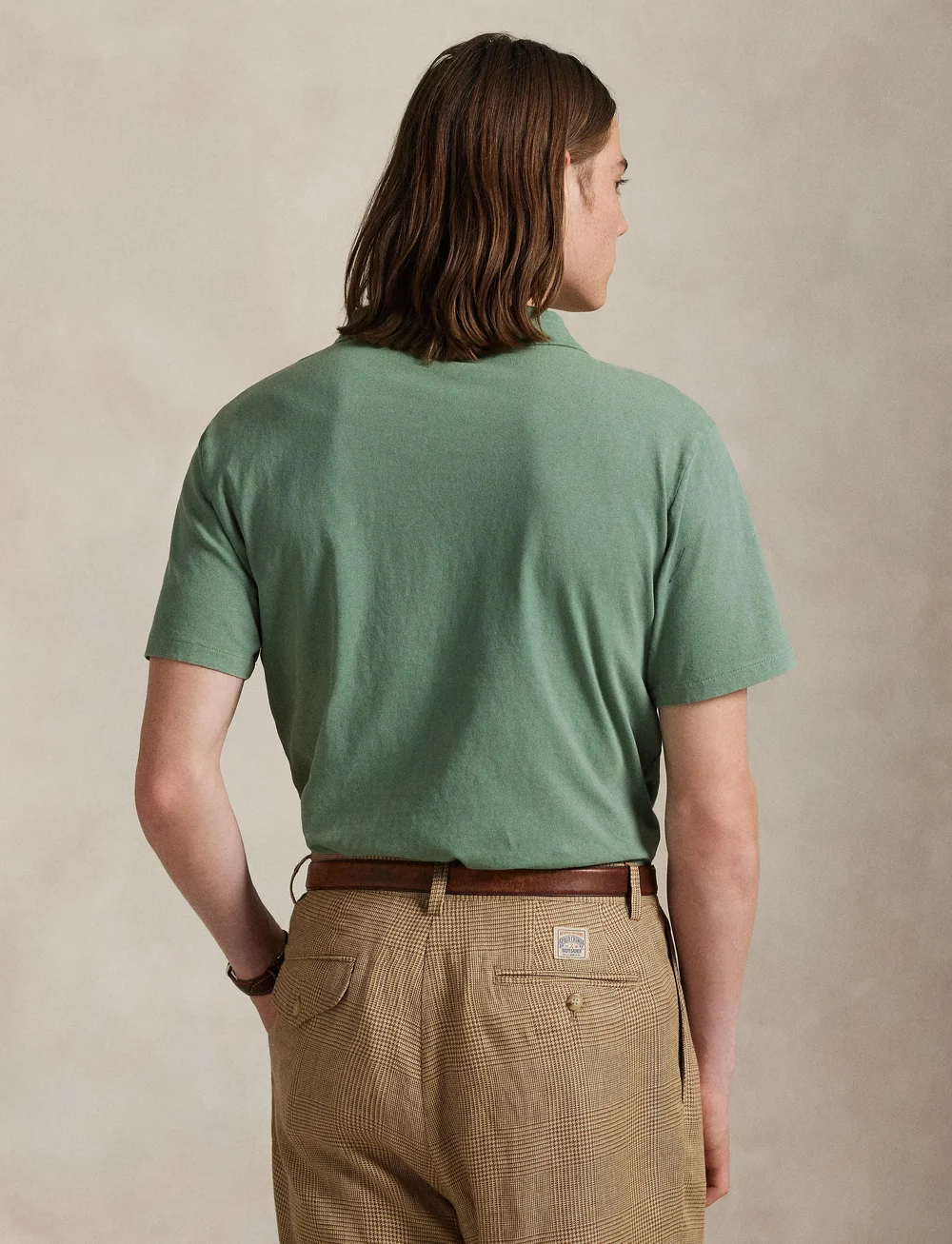 Polo Ralph Lauren - Standard Fit Cotton-Linen Polo Shirt - kortærmede poloer - fatigue - 2