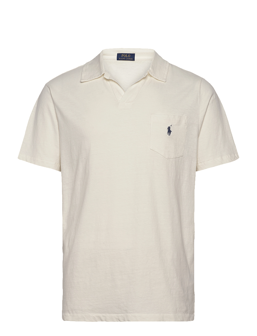 Polo Ralph Lauren - Standard Fit Cotton-Linen Polo Shirt - kurzärmelig - nevis - 0