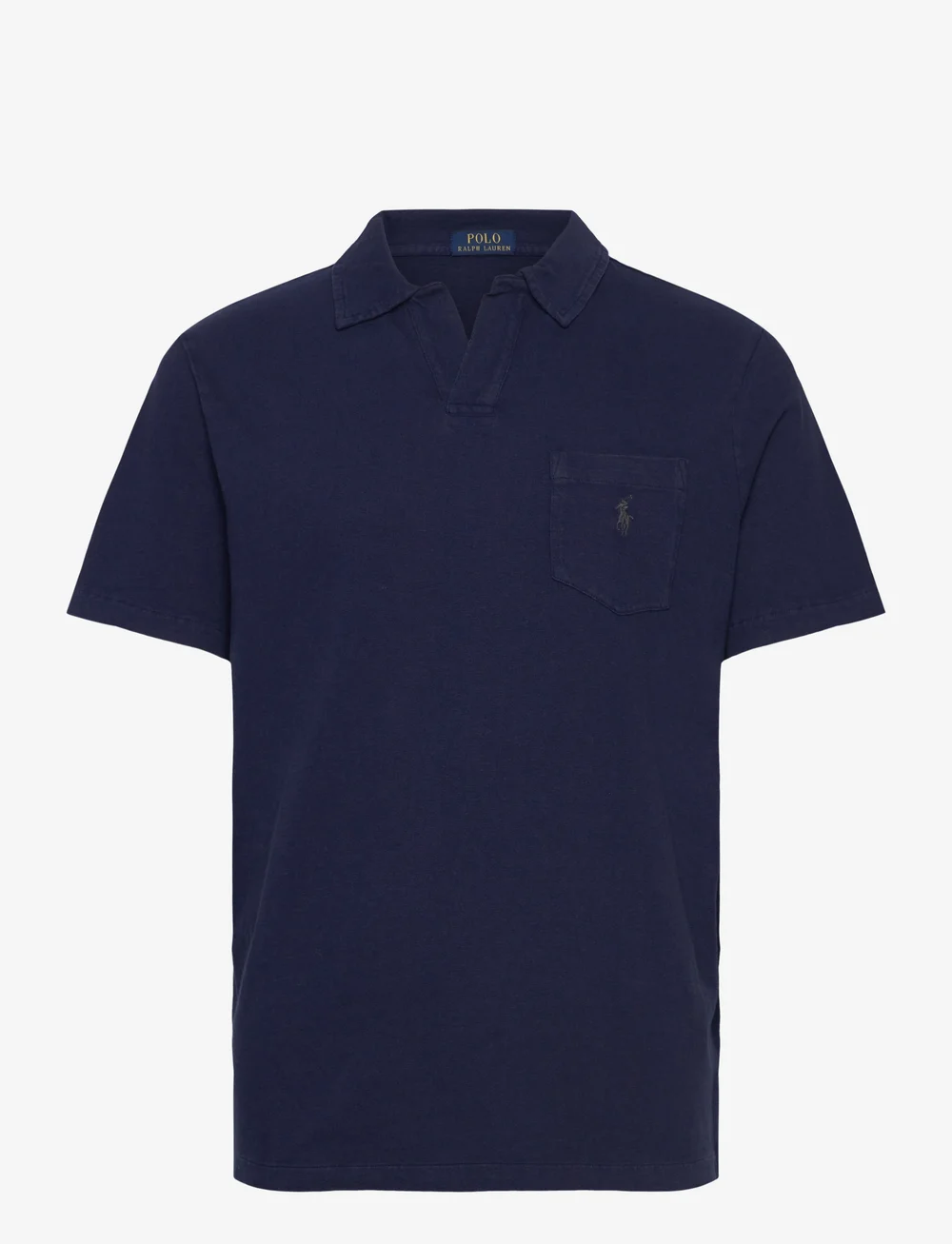 Polo Ralph Lauren - Standard Fit Cotton-Linen Polo Shirt - kortærmede poloer - newport navy - 0