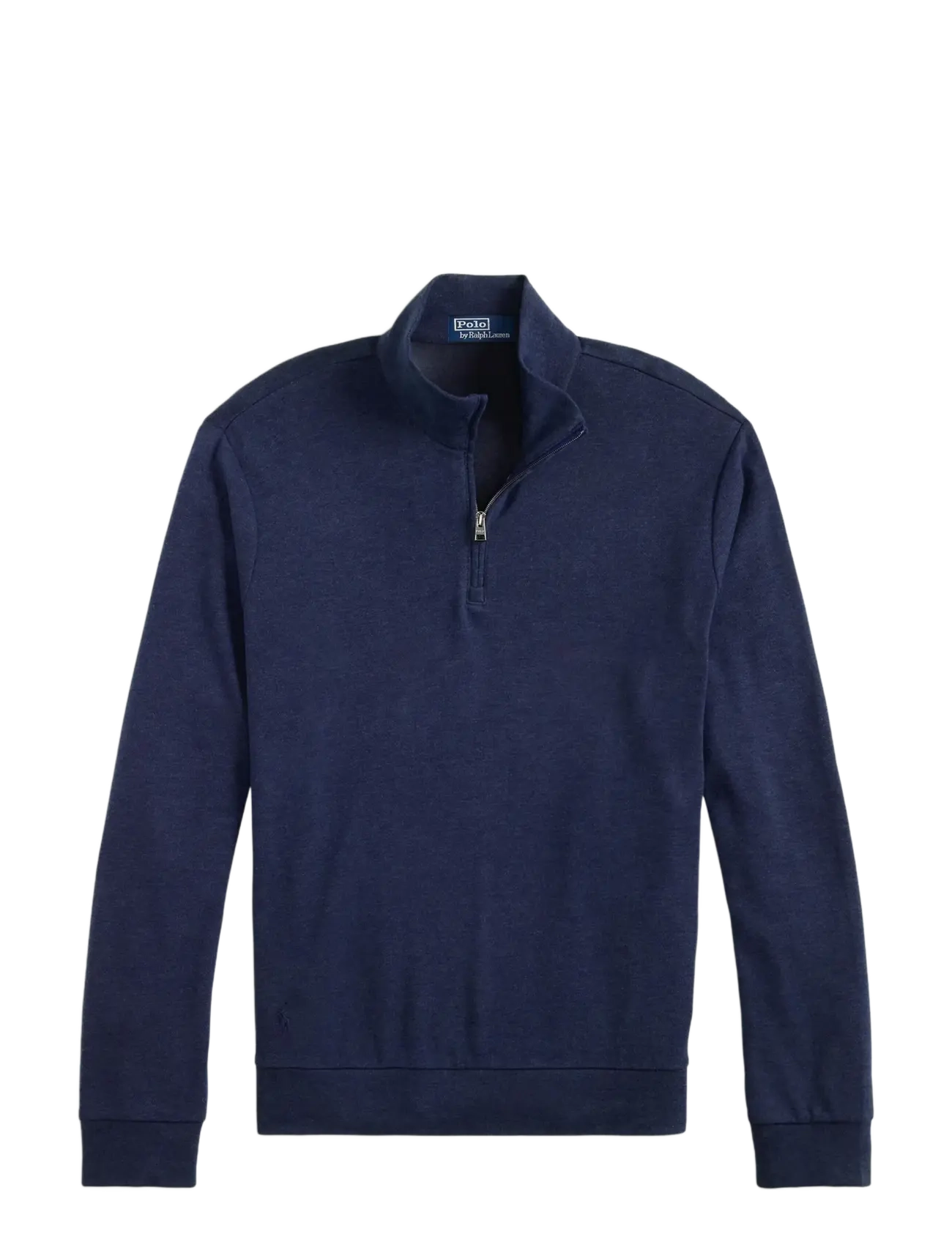 Polo Ralph Lauren Textured Double-Knit Pullover - Halfzip strik - SPRING NAVY HTHR / navy