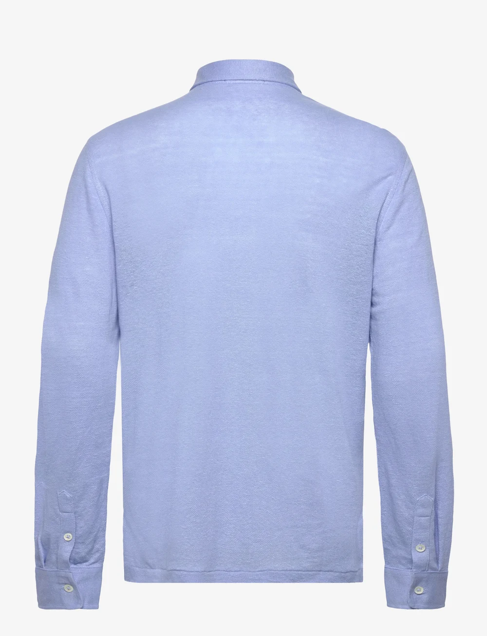 Polo Ralph Lauren - LINEN PIQUE-LSL-PSH - long-sleeved polos - dress shirt blue - 1