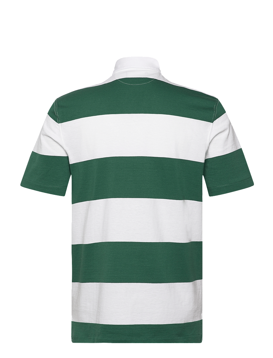 Polo Ralph Lauren - Classic Fit Short-Sleeve Rugby Shirt - kortærmede poloer - antique green/oxf - 1