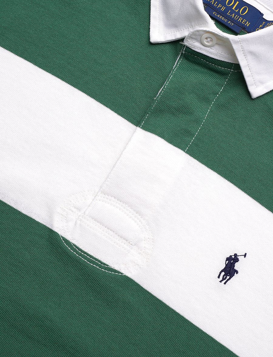 Polo Ralph Lauren - Classic Fit Short-Sleeve Rugby Shirt - kortærmede poloer - antique green/oxf - 2