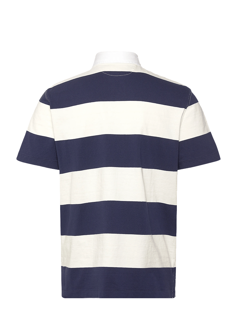 Polo Ralph Lauren - Classic Fit Short-Sleeve Rugby Shirt - polostrik - dark cobalt/deckw - 1