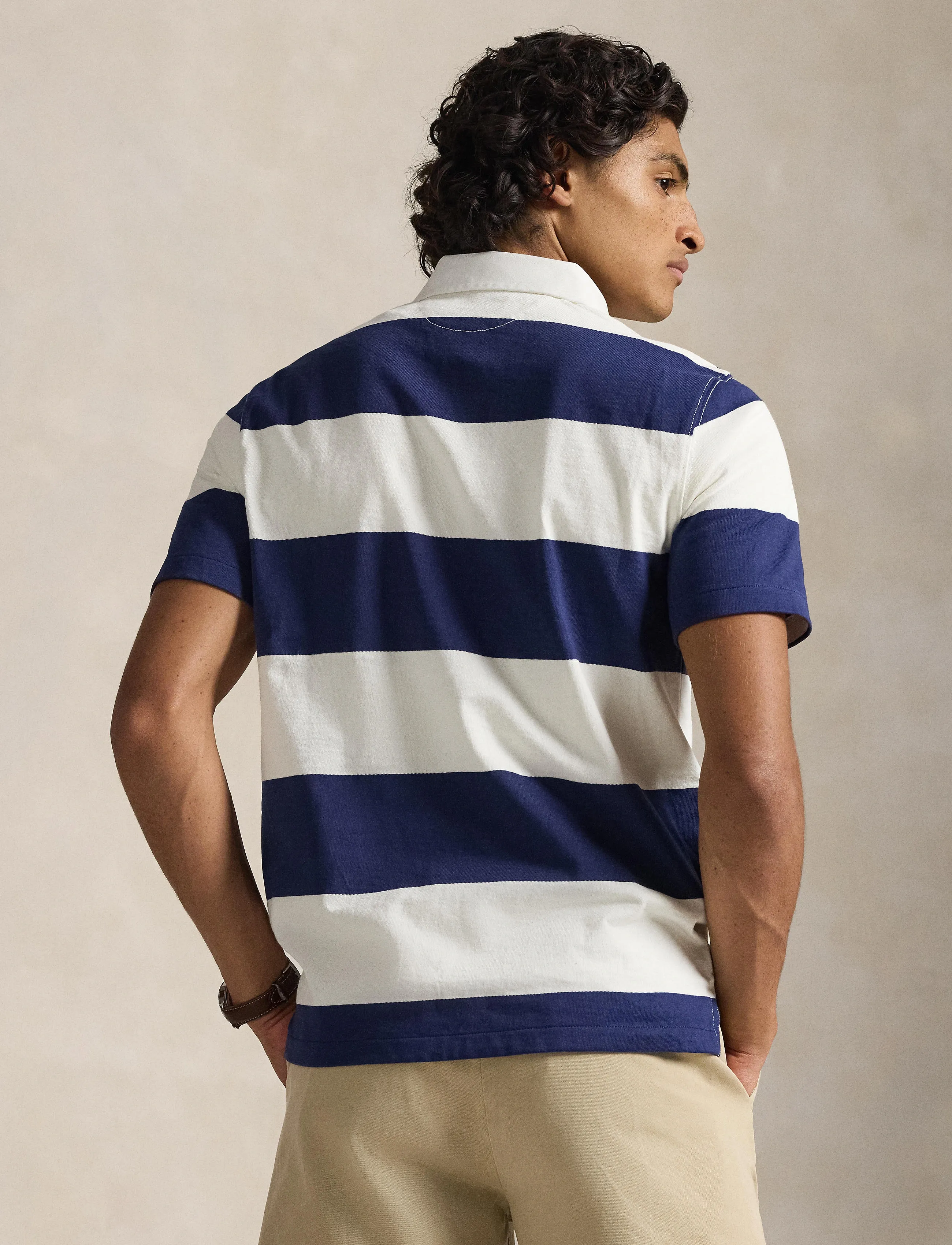 Polo Ralph Lauren - Classic Fit Short-Sleeve Rugby Shirt - korte mouwen - dark cobalt/deckw - 3