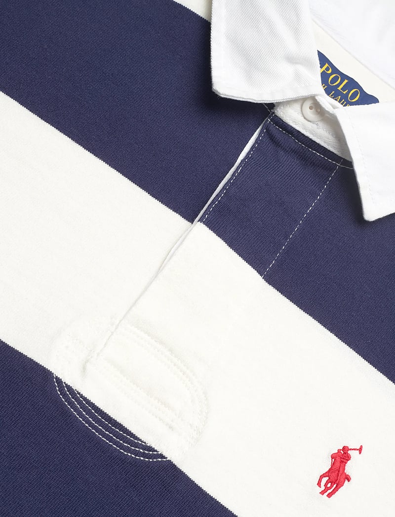 Polo Ralph Lauren - Classic Fit Short-Sleeve Rugby Shirt - polostrik - dark cobalt/deckw - 2