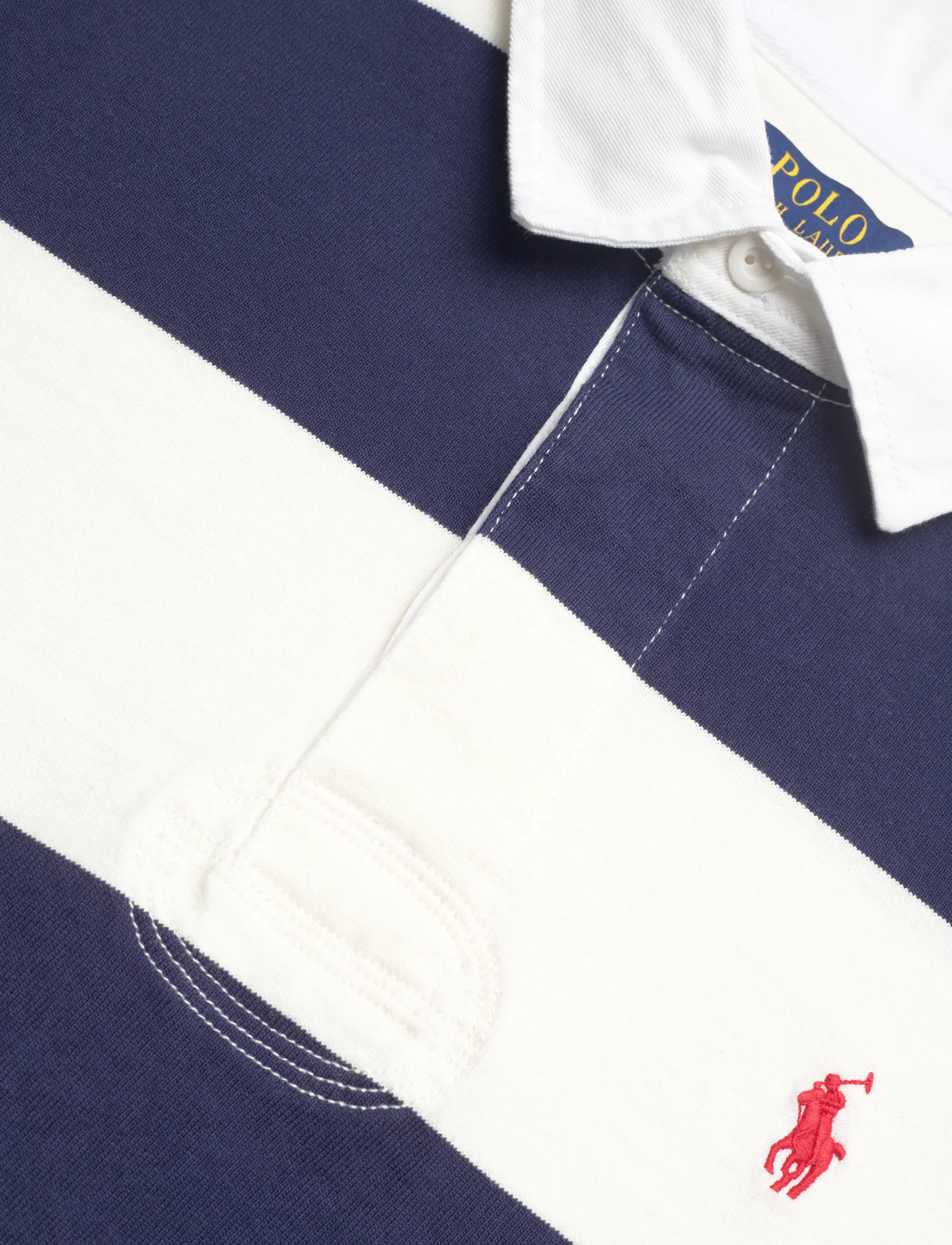 Polo Ralph Lauren - Classic Fit Short-Sleeve Rugby Shirt - korte mouwen - dark cobalt/deckw - 2