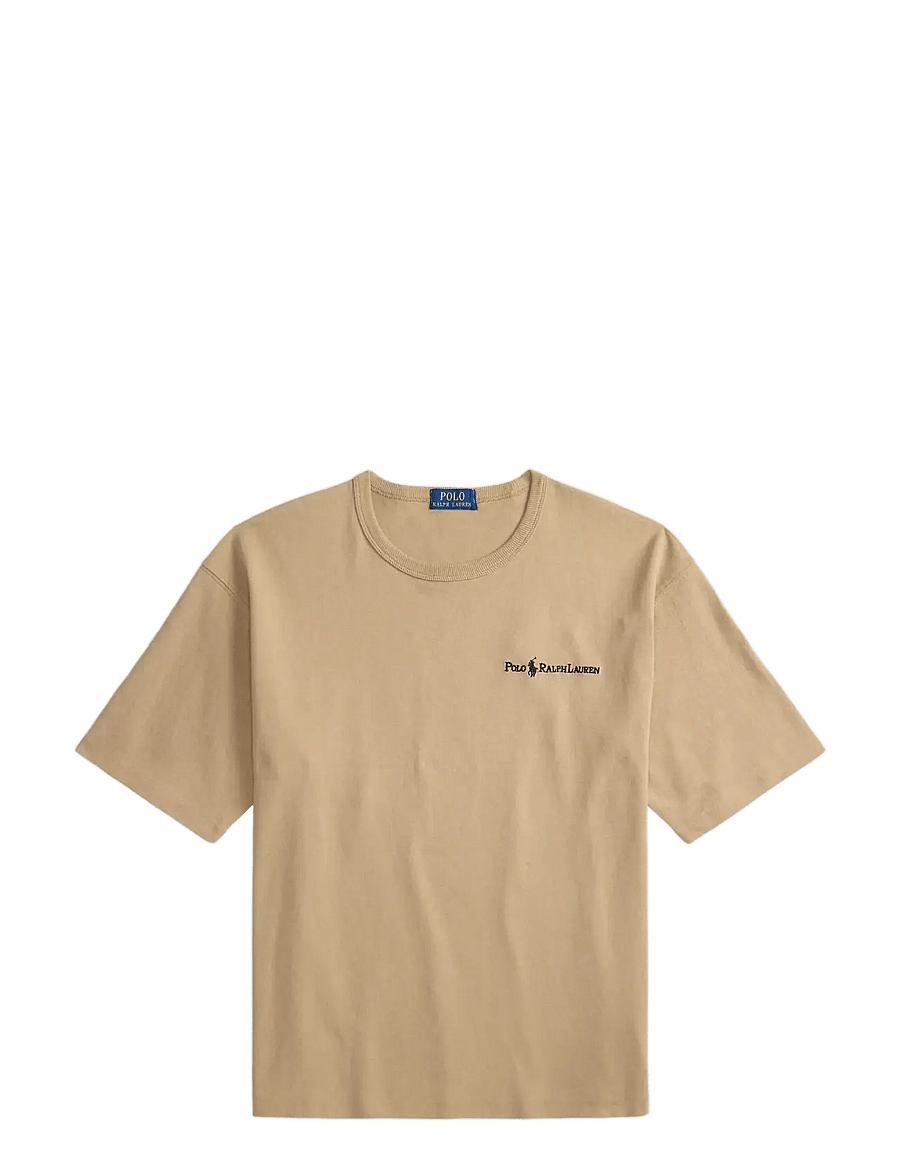 Polo Ralph Lauren - Relaxed Fit Logo Jersey T-Shirt - short-sleeved t-shirts - surrey tan - 1