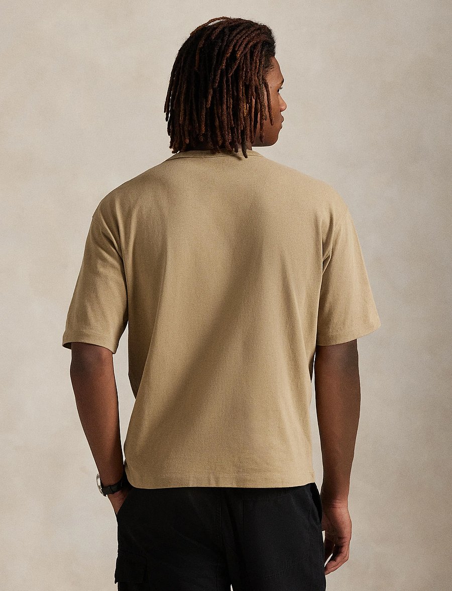 Polo Ralph Lauren - Relaxed Fit Logo Jersey T-Shirt - short-sleeved t-shirts - surrey tan - 2