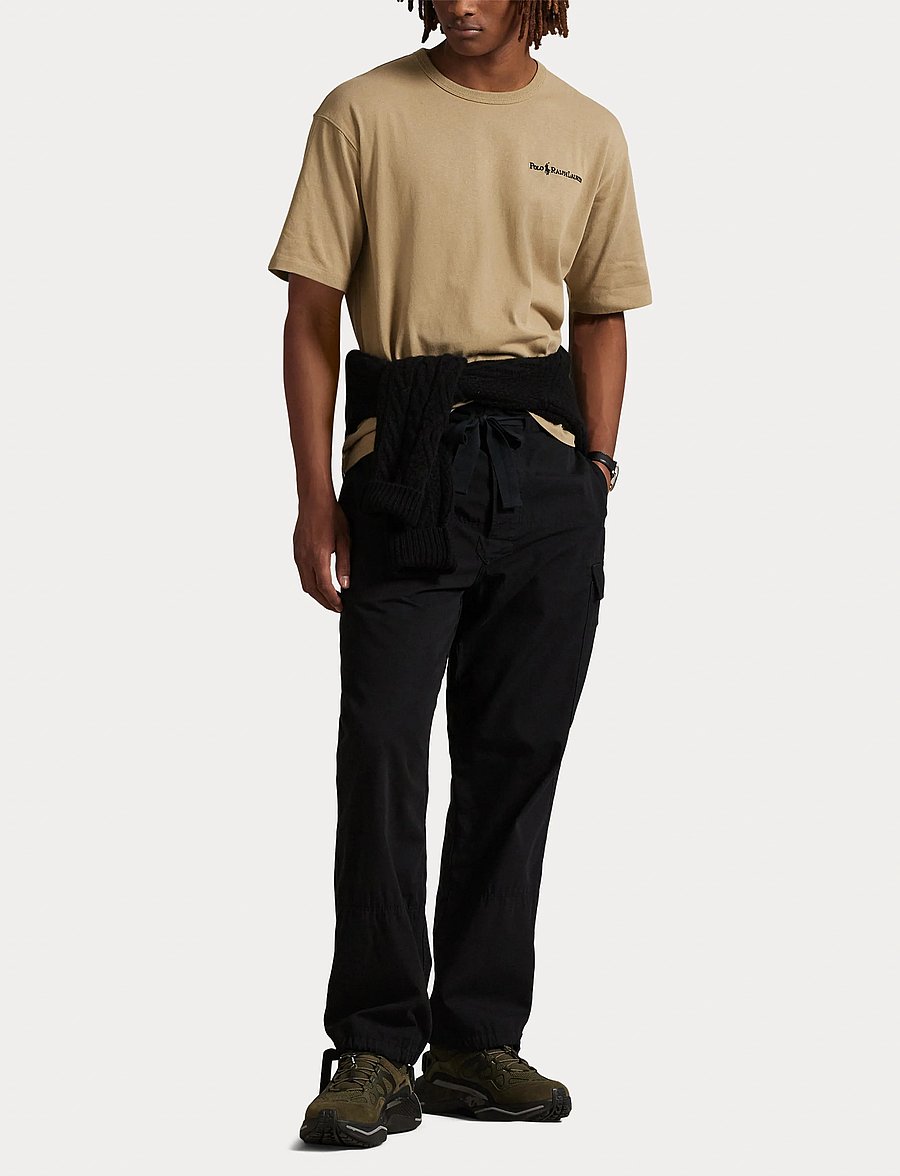 Polo Ralph Lauren - Relaxed Fit Logo Jersey T-Shirt - short-sleeved t-shirts - surrey tan - 4