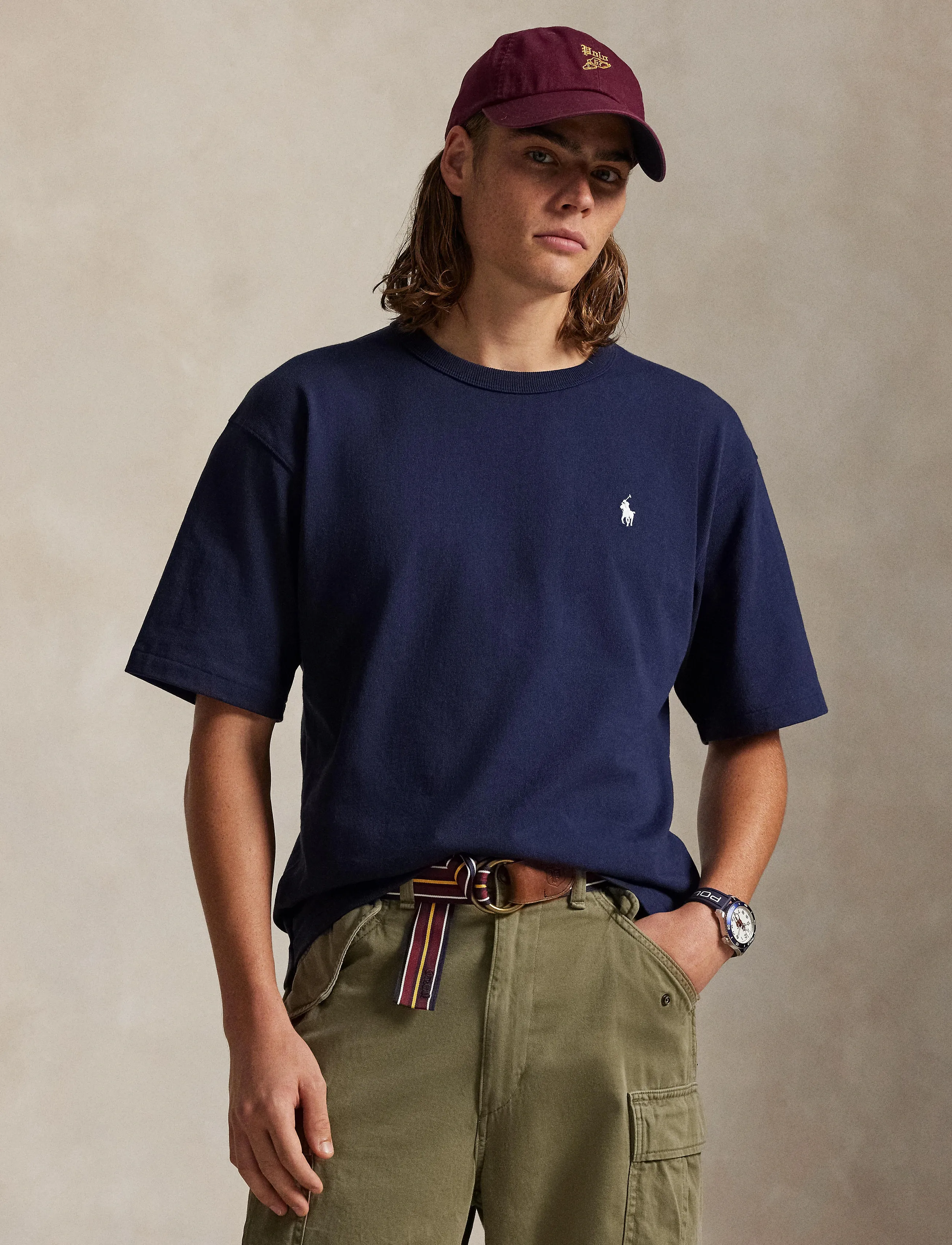 Polo Ralph Lauren Relaxed Fit Logo Jersey T-Shirt - T-shirts - CRUISE NAVY / navy