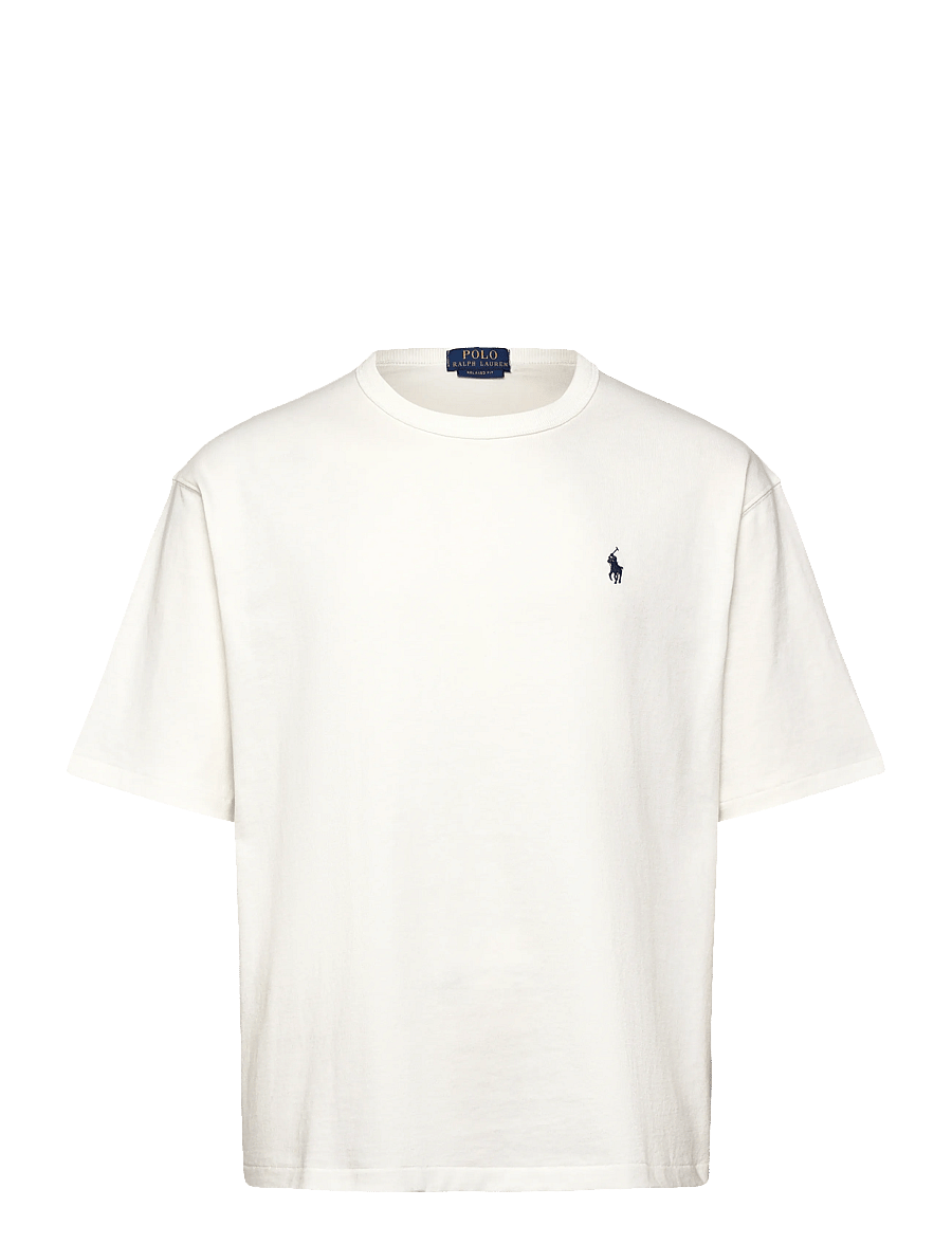 Polo Ralph Lauren - Relaxed Fit Logo Jersey T-Shirt - kortærmede t-shirts - deckwash white - 1