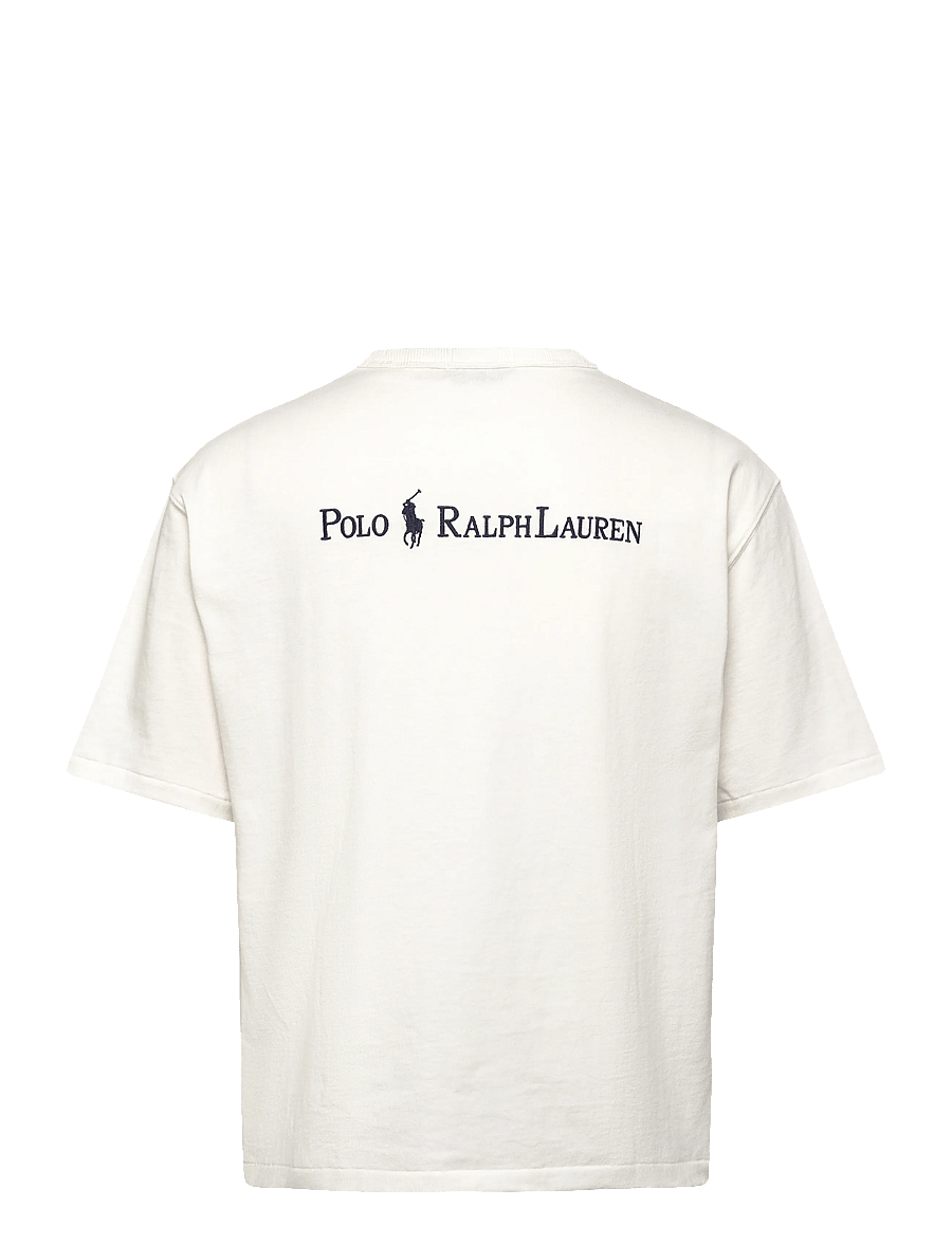 Polo Ralph Lauren - Relaxed Fit Logo Jersey T-Shirt - kortærmede t-shirts - deckwash white - 2