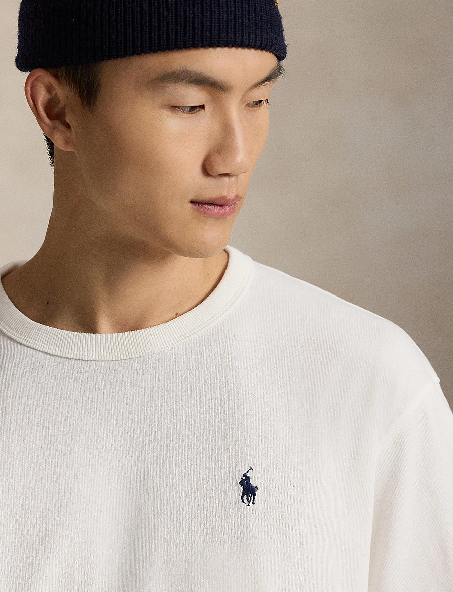 Polo Ralph Lauren - Relaxed Fit Logo Jersey T-Shirt - kortærmede t-shirts - deckwash white - 4