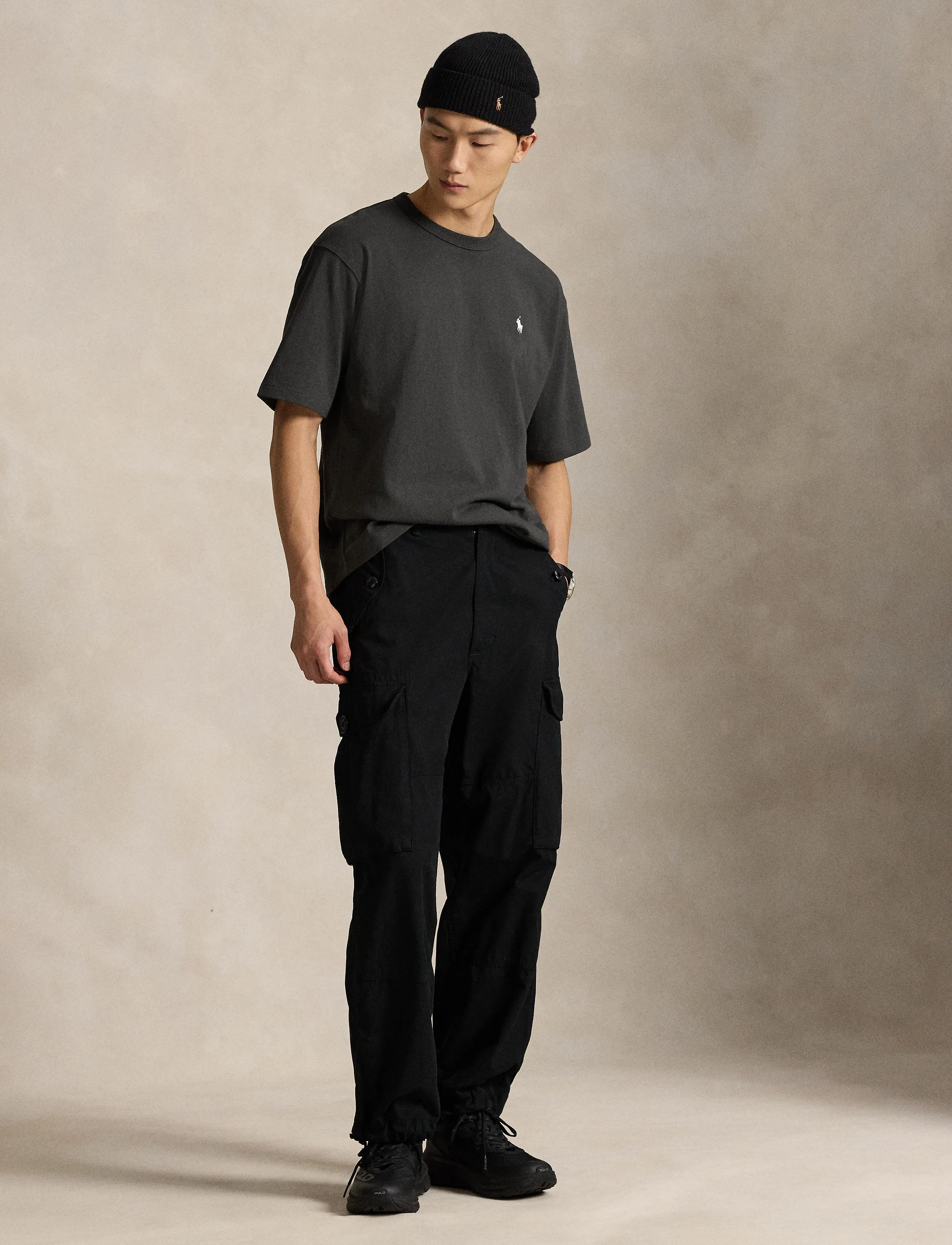 Polo Ralph Lauren Relaxed Fit Logo Jersey T-Shirt - T-shirts - DEEP GREY / grey