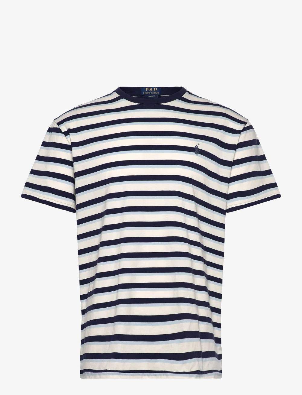 Polo Ralph Lauren - Classic Fit Striped Jersey T-Shirt - kortærmede t-shirts - nevis multi - 0