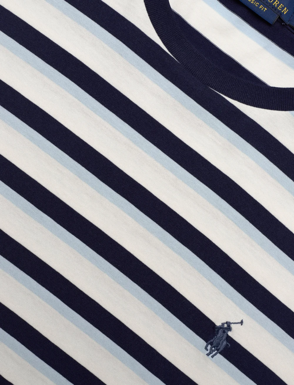 Polo Ralph Lauren - Classic Fit Striped Jersey T-Shirt - kortærmede t-shirts - nevis multi - 2