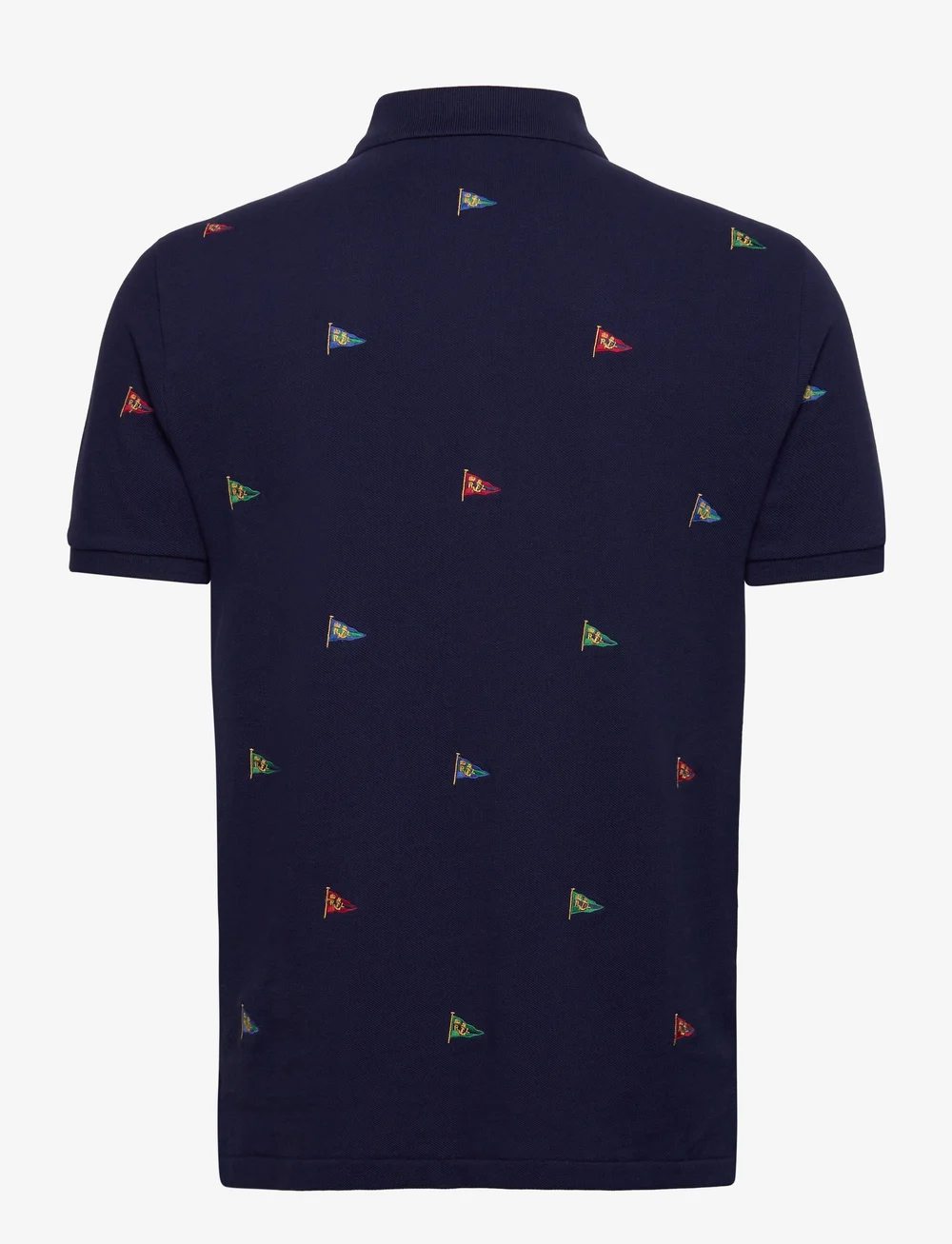 Polo Ralph Lauren - Custom Slim Flag-Embroidered Polo Shirt - kurzärmelig - newport navy - 1