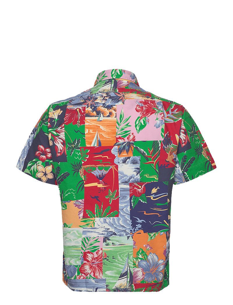 Polo Ralph Lauren - Classic Fit Patchwork-Print Oxford Shirt - basic-hemden - 6713 beach bazaar - 1